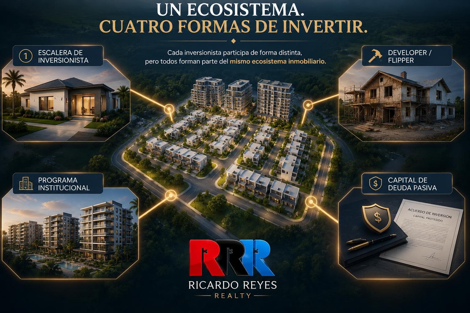 Un ecosistema con cuatro formas de invertir